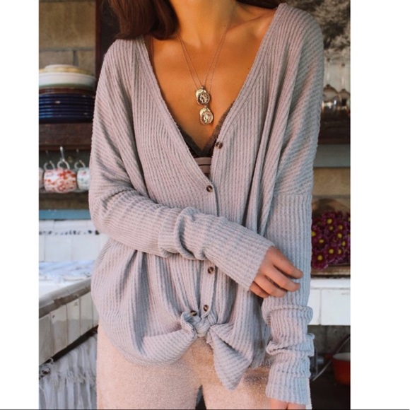 Urban Outfitters Tops - UO Out From Under Oversized JoJo Thermal Top!